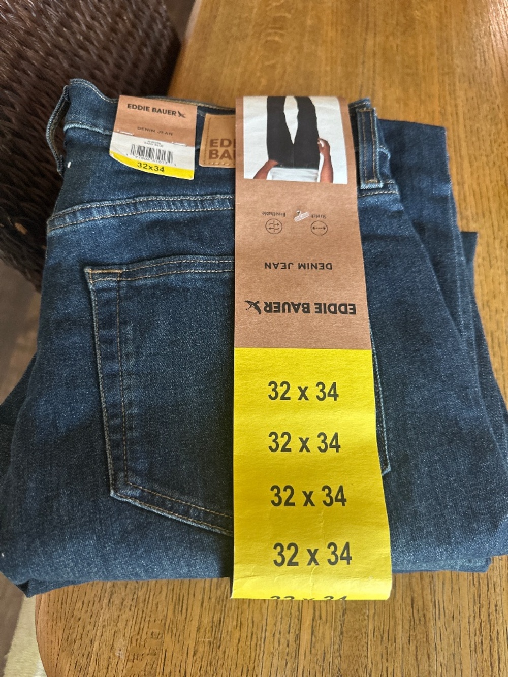 Men’s Eddie Bauer Jeans NWT Lot of 5 pair